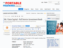 Tablet Screenshot of portablefreeware.com